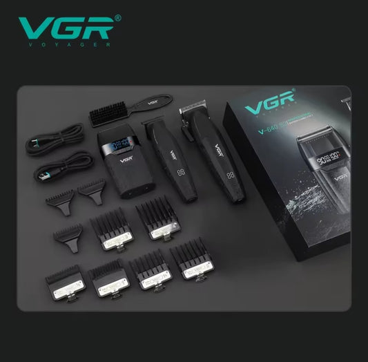 VGR V-640 S3 Professional 3-in-1 Barber Combo Set