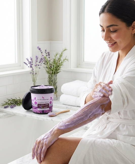 Jardin Flamingo Foaming Sugar Scrub - Lavender & Rosemary 800g