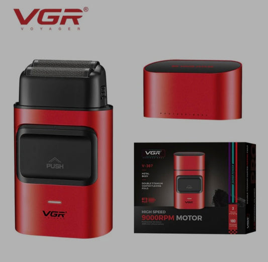 VGR V-307 Professional Foil Shaver with High Speed 9000 RPM Motor