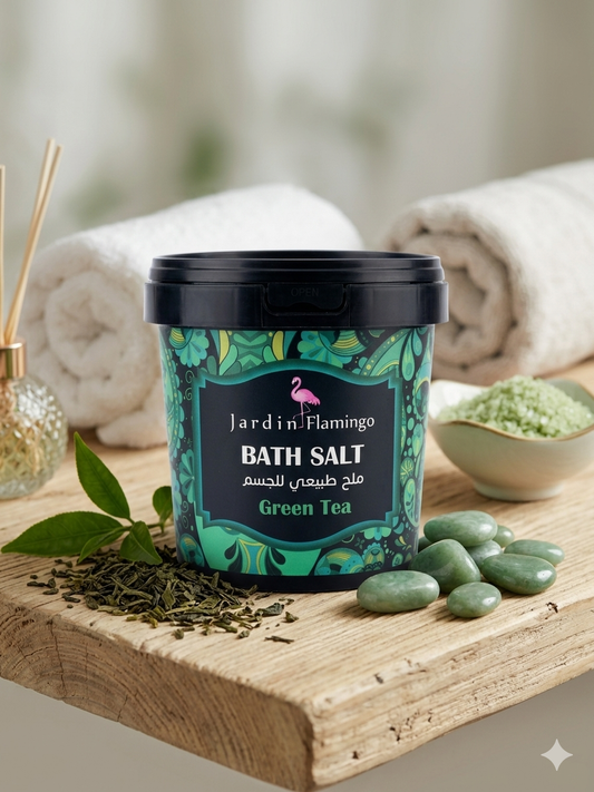 Jardin Flamingo Natural Bath Salt - Green Tea 800g