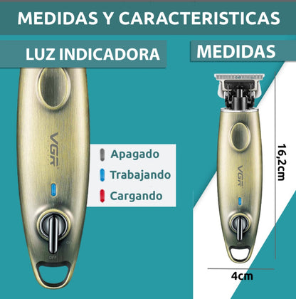 VGR V-978 Professional Hair & Beard Trimmer - Cordless USB Rechargeable