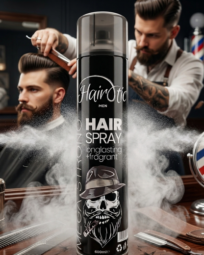 Hair Spray. Mega Strong  (600ml) – Professional Long-Lasting Hold & Masculine Fragrance(Dubai Edition)