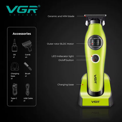 VGR V-880T Rotatech Professional Hair Trimmer with Outer Rotor BLDC Motor