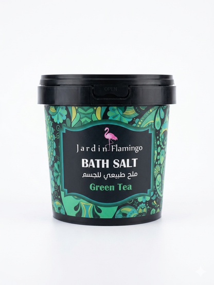 Jardin Flamingo Natural Bath Salt - Green Tea 800g