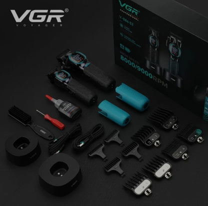 VGR V-686 S2 Professional Hair Clipper and Trimmer Combo Grooming Kit