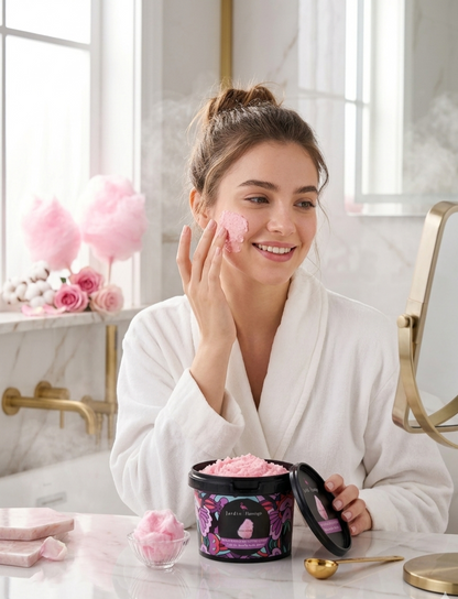 Jardin Flamingo Face & Body Scrub - Cotton Candy