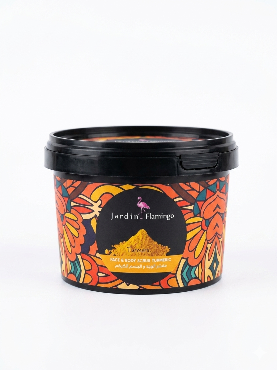 Jardin Flamingo Face & Body Scrub - Turmeric