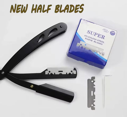 SUPER Stainless Steel Professional Razor Blades for Barber Shaving - Al Dubaia - Luxury Grooming