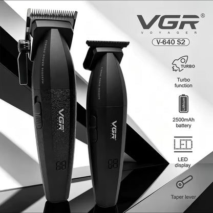 VGR V-640 S2 Professional Hair Clipper and Trimmer Combo Set