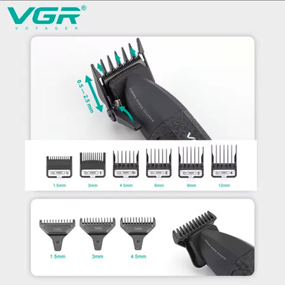 VGR V-640 S2 Professional Hair Clipper and Trimmer Combo Set