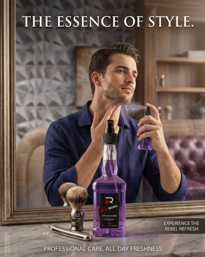 After Shave Cologne -New Rebel Professional Barber Series (350ml)