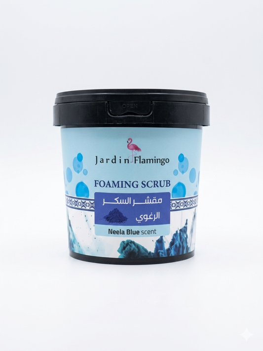 Jardin Flamingo Foaming Sugar Scrub – Neela Blue Scent