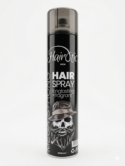 Hair Spray. Mega Strong  (600ml) – Professional Long-Lasting Hold & Masculine Fragrance(Dubai Edition)