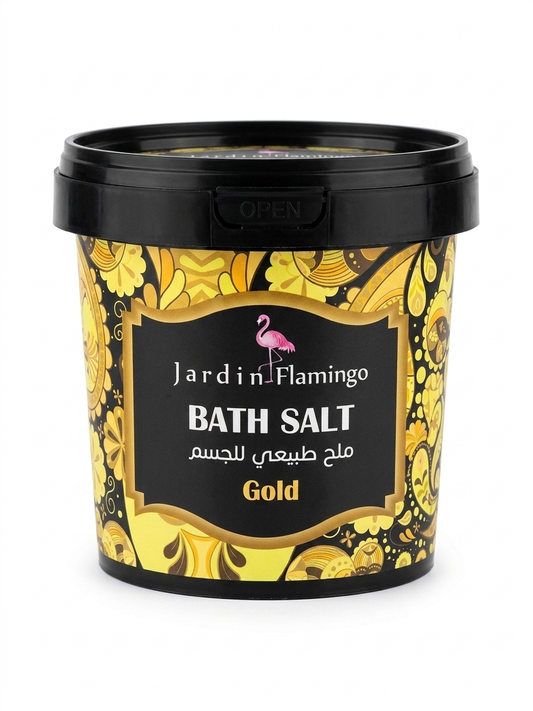 Jardin Flamingo Natural Bath Salt – Gold 800g