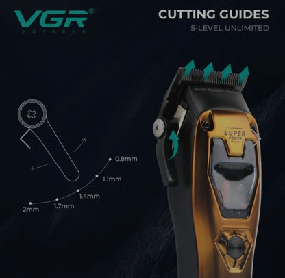 VGR V-668 Professional Hair Clipper with Vector Motor