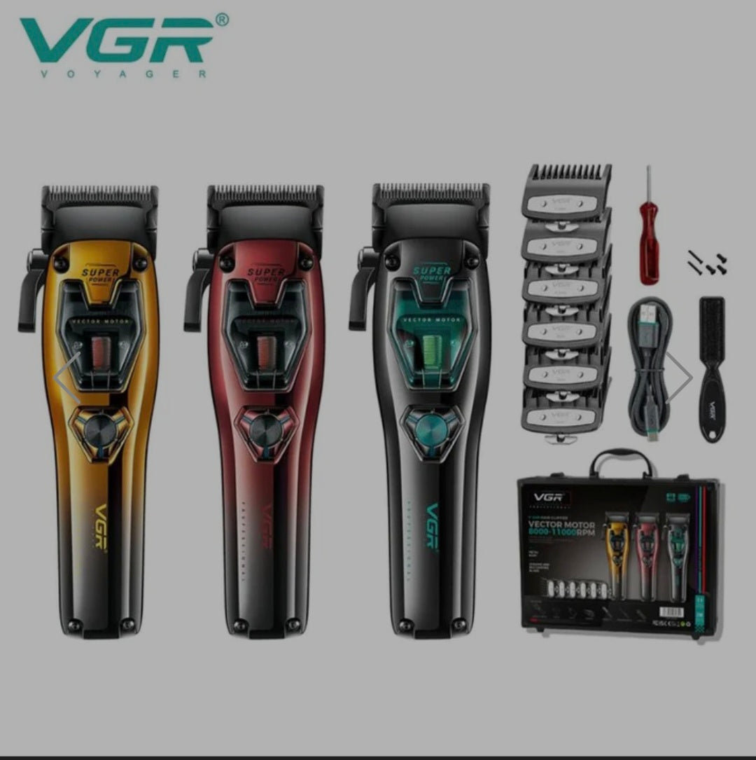 VGR V-668 Professional Hair Clipper with Vector Motor