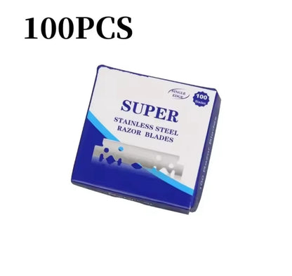 SUPER Stainless Steel Professional Razor Blades for Barber Shaving - Al Dubaia - Luxury Grooming