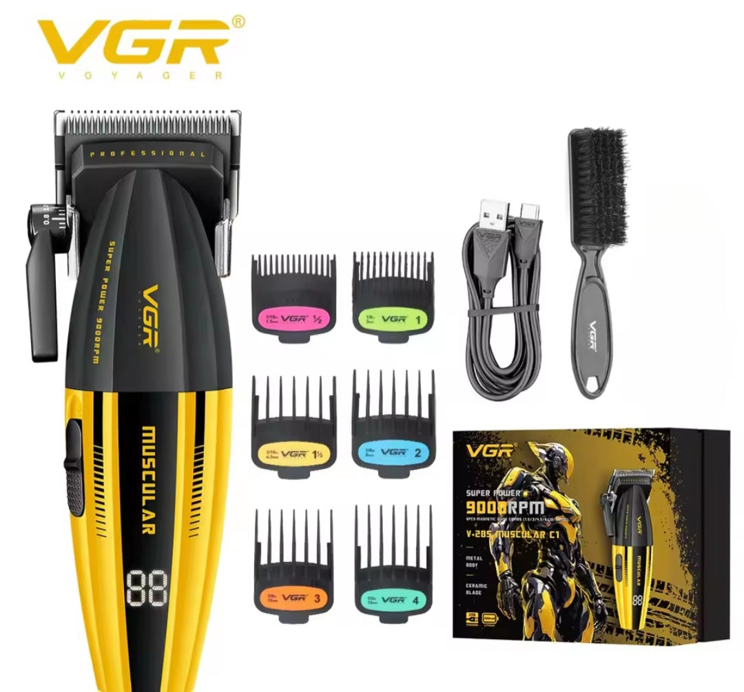 VGR V-285 Muscular C1 Professional Hair Clipper with 9000 RPM Super Power Motor